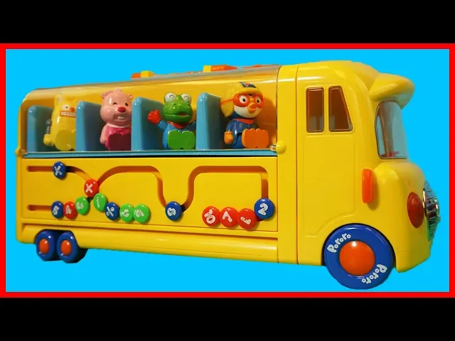 小企鵝啵樂樂 pororo 的神奇校車遊樂園玩具
